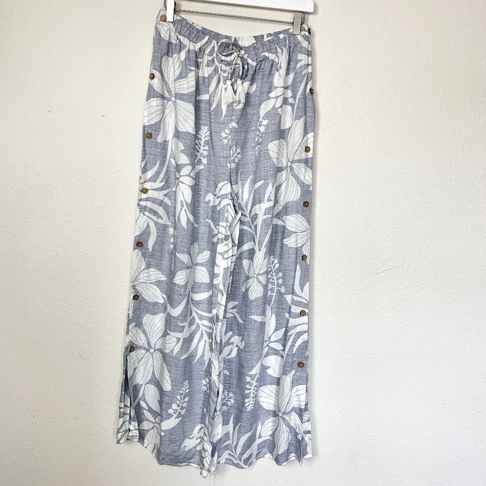 KIWI+ PUNCH  Floral Tropical Cover-Up Pants NWT